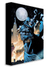 Kissing the Knight by Jim Lee  Batman and Catwoman embrace under the moonlight.