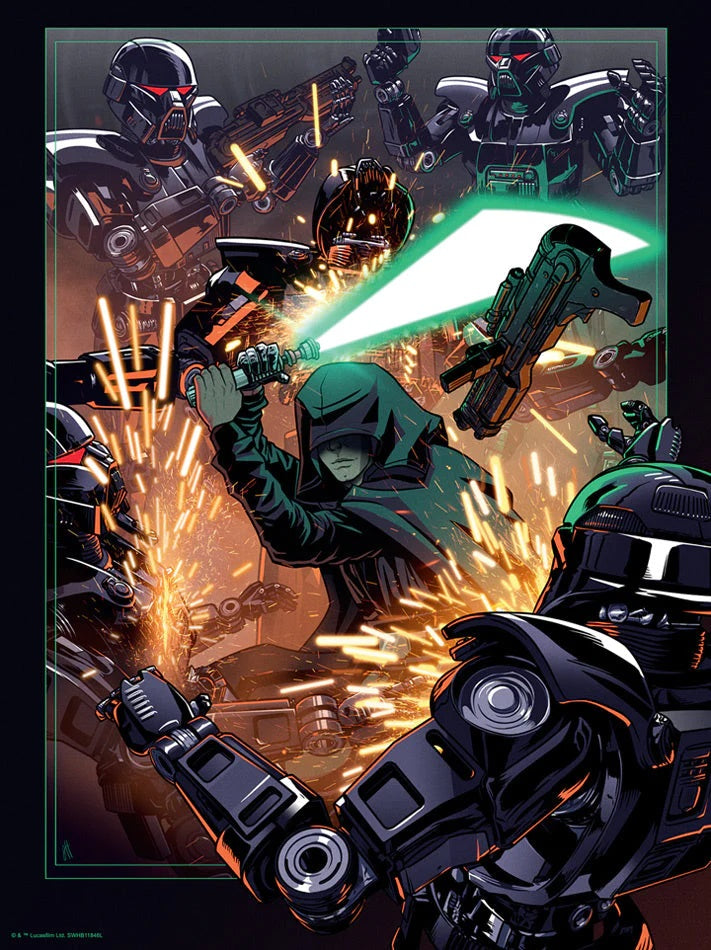 Masterhood by Joe Hogan Star Wars: The Mandalorian-inspired art