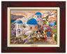 Mickey and Minnie in Greece -  Disney Canvas Classic