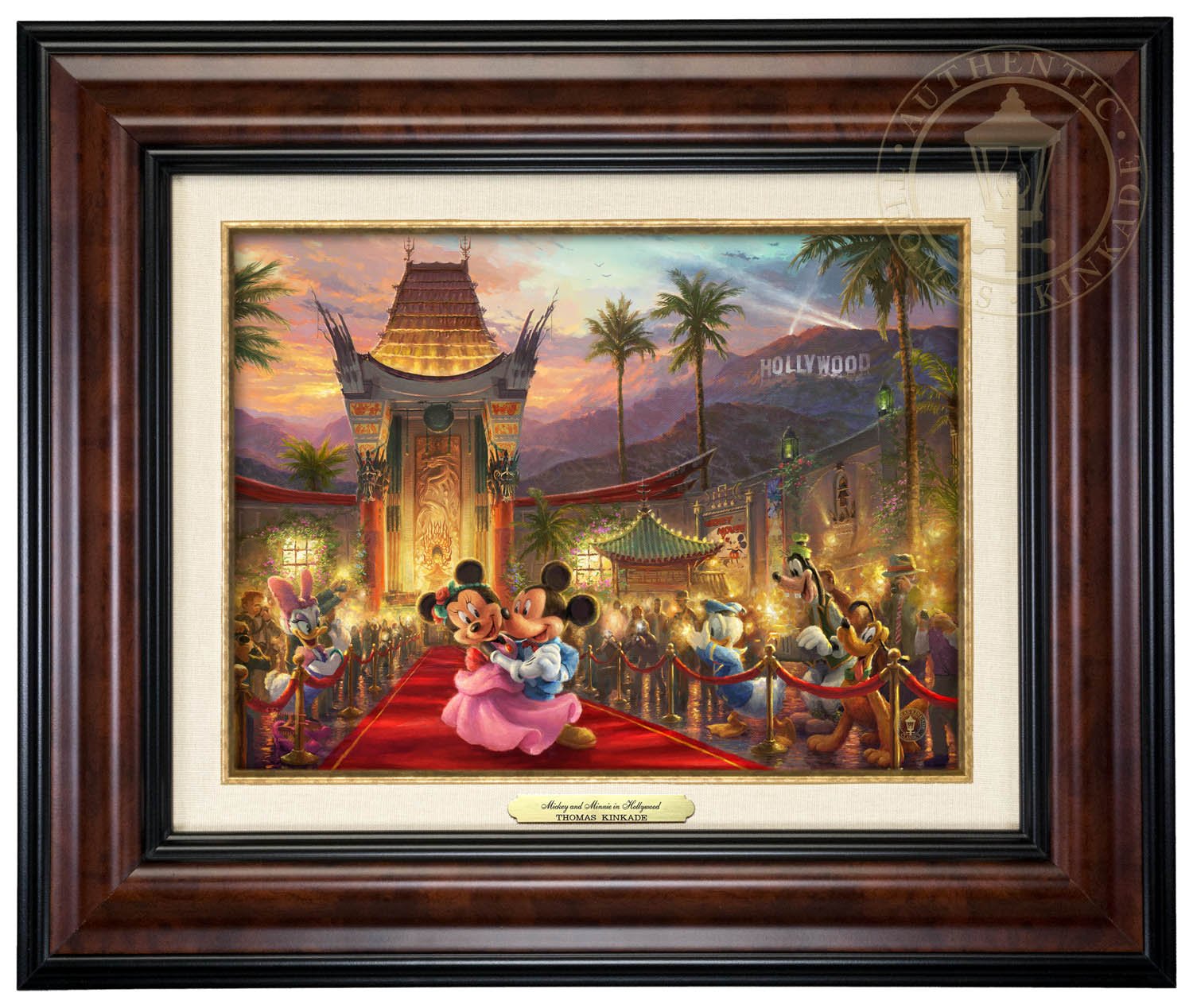 Mickey and Minnie walk the red carpet - Burl Frame