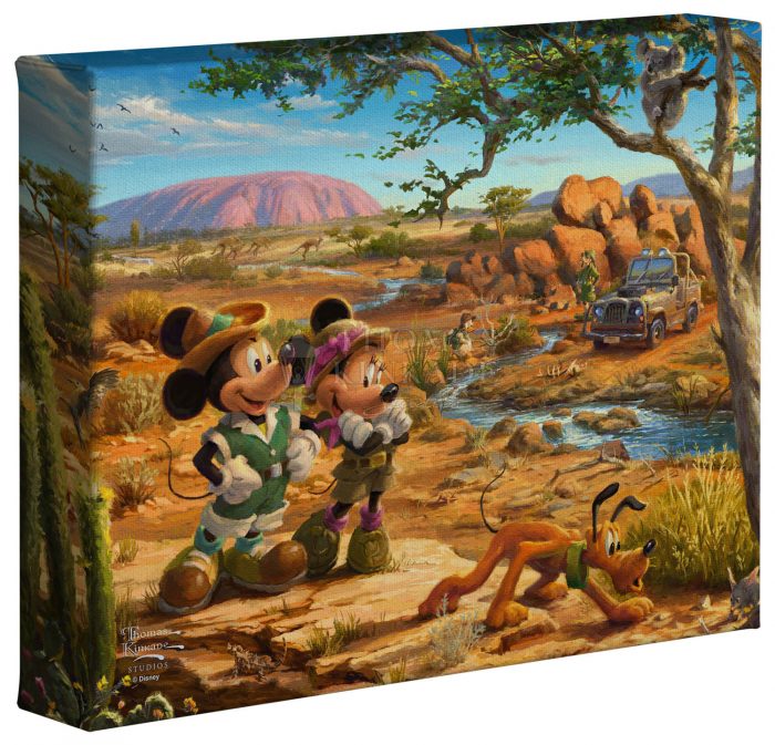 Mickey and friends find themselves on an off-road adventure in the Australian Outback, surrounded by a crop of Aussie wildlife.  8x10