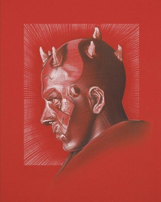 Portrait of Darth Maul