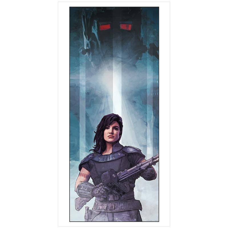 Cara Duno. Artwork inspired by Star Wars: The Mandalorian