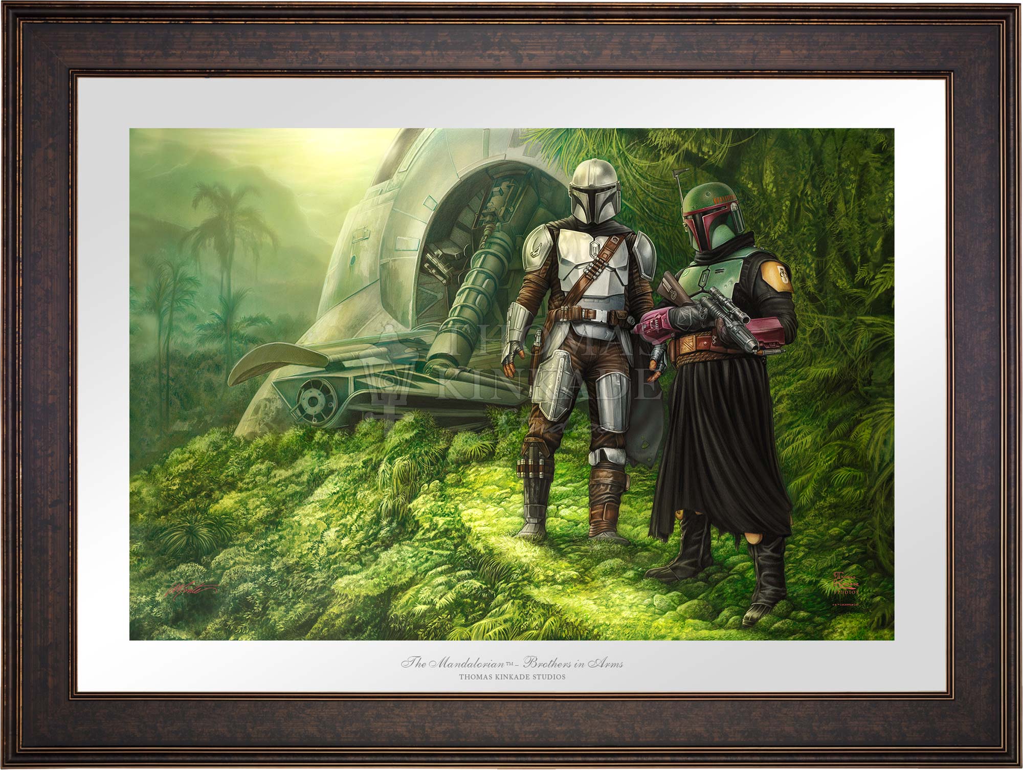 The Mandalorian Brothers in Arms - Limited Edition Paper By Thomas