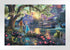 Tiana meets Prince Naveen, who are later turned into an amphibian by evil Dr. Facilier share the stage with the bayou river swamp.