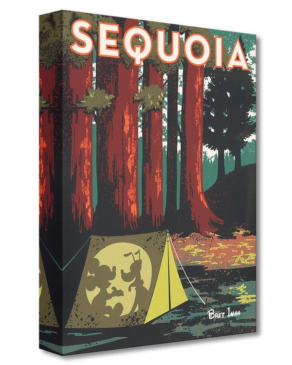 Sequoia by Bret Iwan. Mickey and his best pal Pluto, spend the night camping out in the Sequoia Forest.