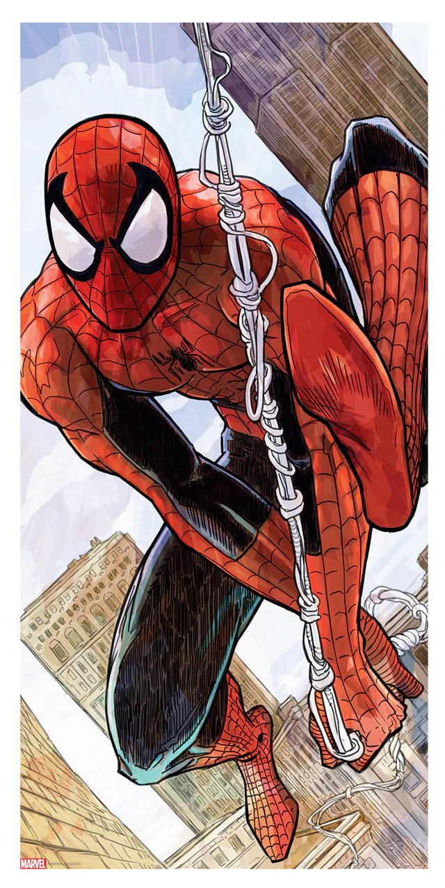 spider man comic art