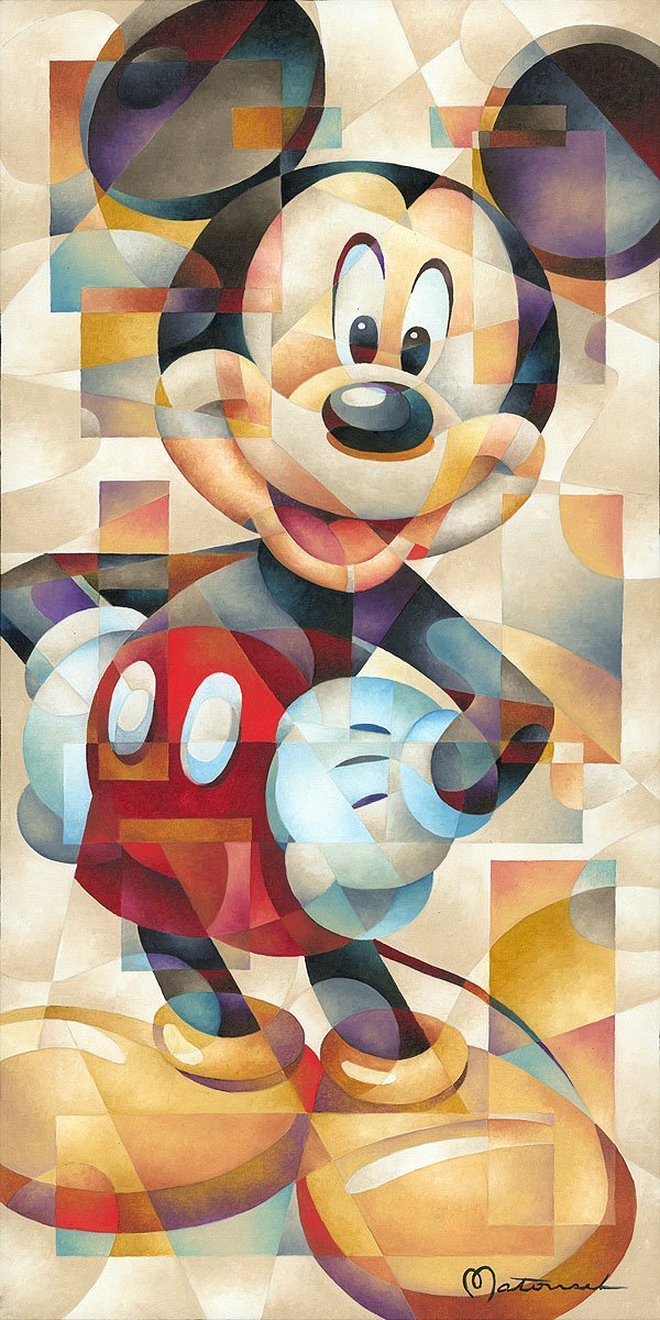 The Famous Pose by Tom Matousek. Mickey Mouse, an original pose -"hands and arms resting on his side."