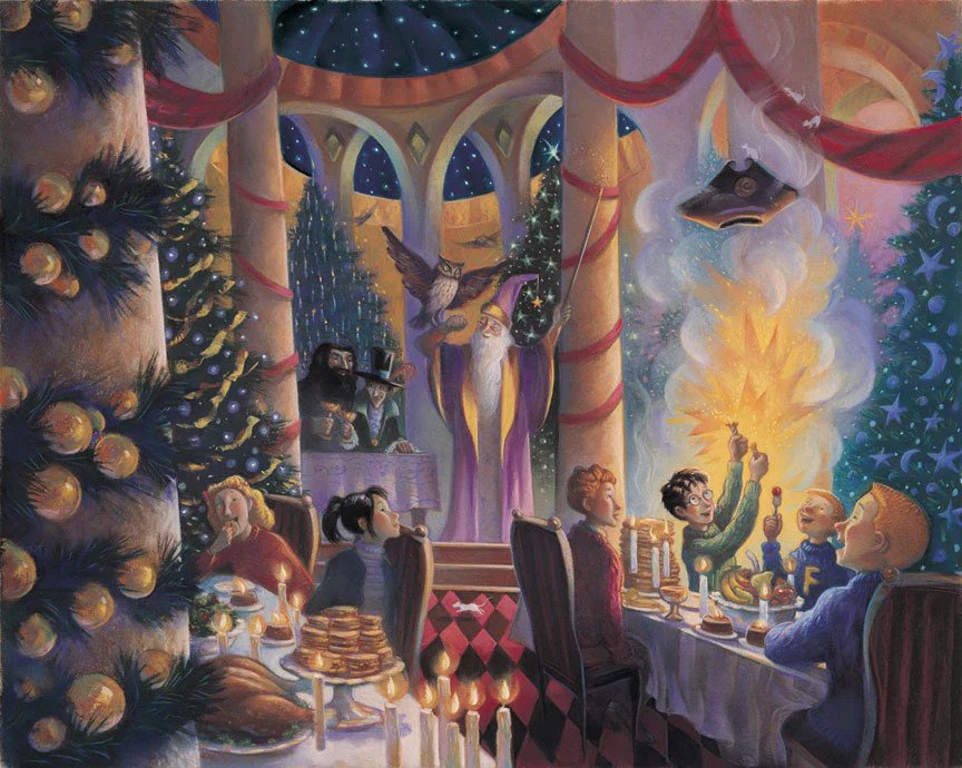 Christmas In The Great Hall - Harry Potter Limited Edition Paper