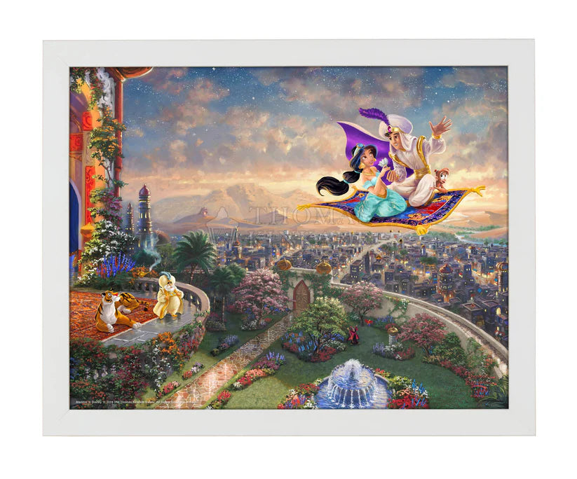 Disney - Aladdin - Framed Paper Print by Thomas Kinkade Studios ...