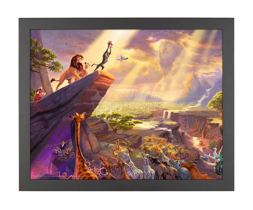 Disney - The Lion King - Framed Paper Print By Thomas Kinkade