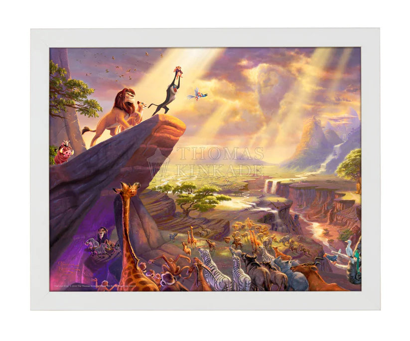 Disney - The Lion King - Framed Paper Print By Thomas Kinkade