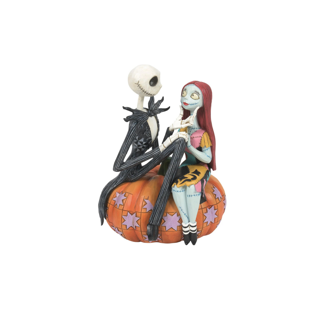 Nestled together on a whimsical pumpkin, the lovable skeleton and his ragdoll companion share sweet, spooky moments that capture the spirit of Halloween.