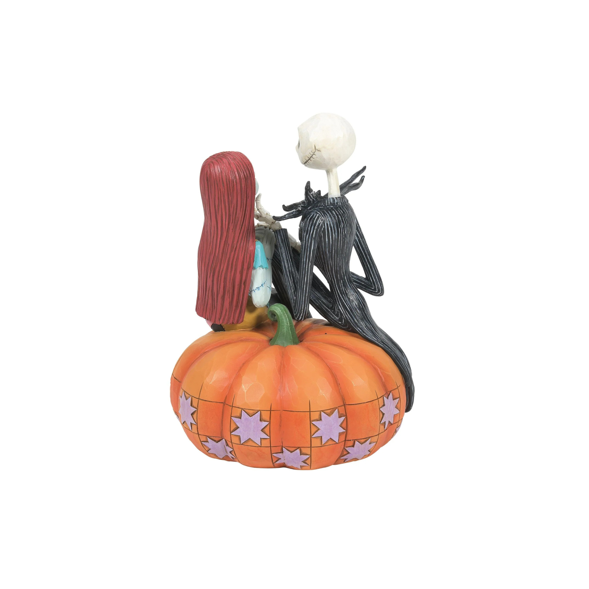 Jack and Sally on Pumpkin by Jim Shore – Disney Art On Main Street, image size:2048x2048