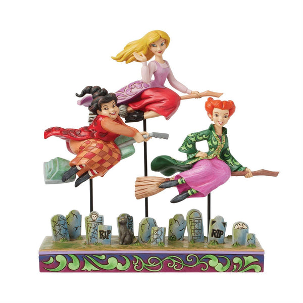 Sanderson Sister's Flying By Jim Shore - Disney Collectibles