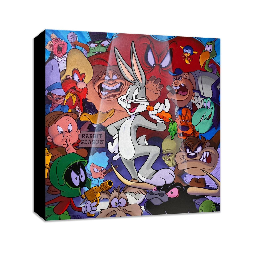 Features the iconic Bugs Bunny. Since his debut in the late 1930s, Bugs Bunny has charmed audiences with his mischievous antics, leaving his foes in frustration while he cheekily asks, &quot;Ain&