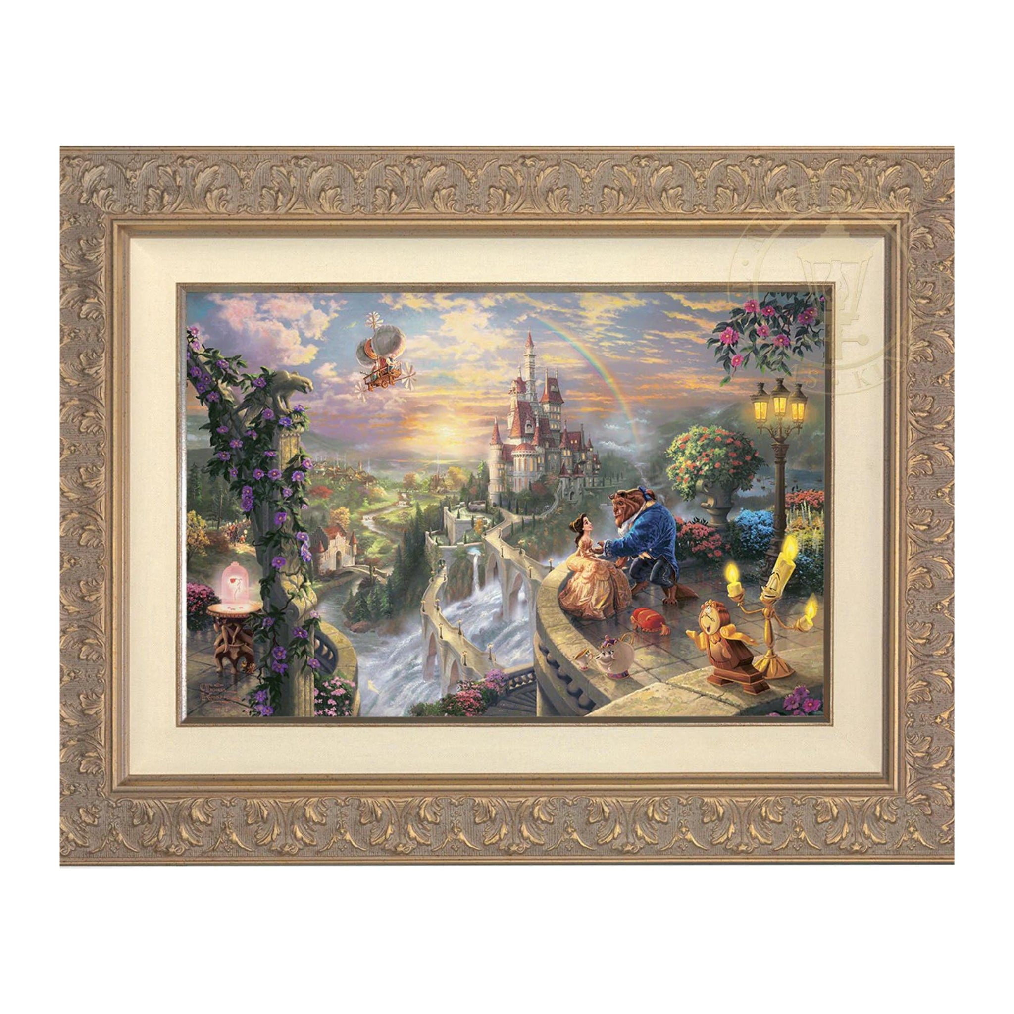 Beauty and the Beast - Thomas Kinkade Disney Collection – Disney Art On  Main Street