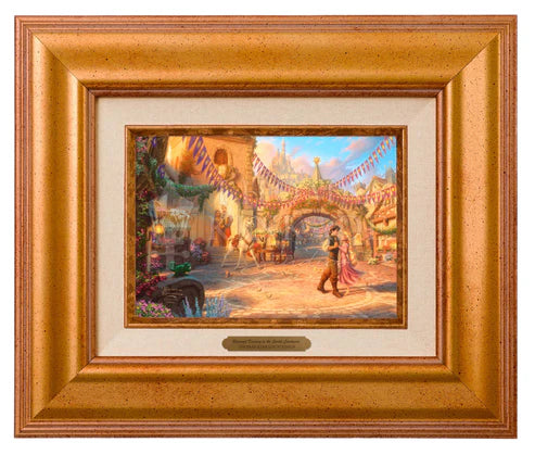 Rapunzel Dancing in the Sunlit Courtyard
