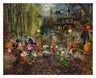 This print captures the joy of candy-filled trick-or-treating with your favorite Disney Characters. 24" x 30"