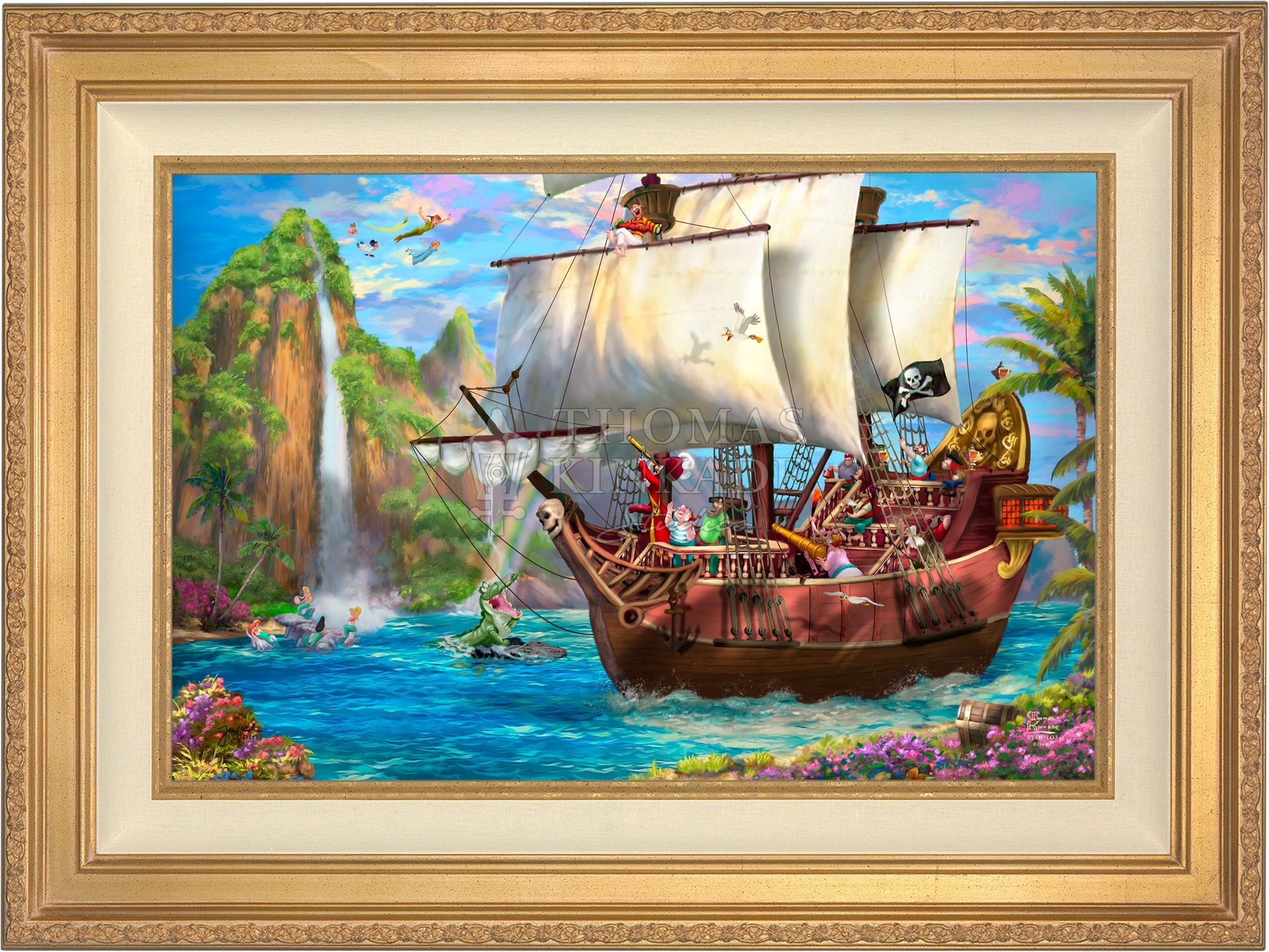 Disney - Captain Hook's Never Land Voyage by Thomas Kinkade