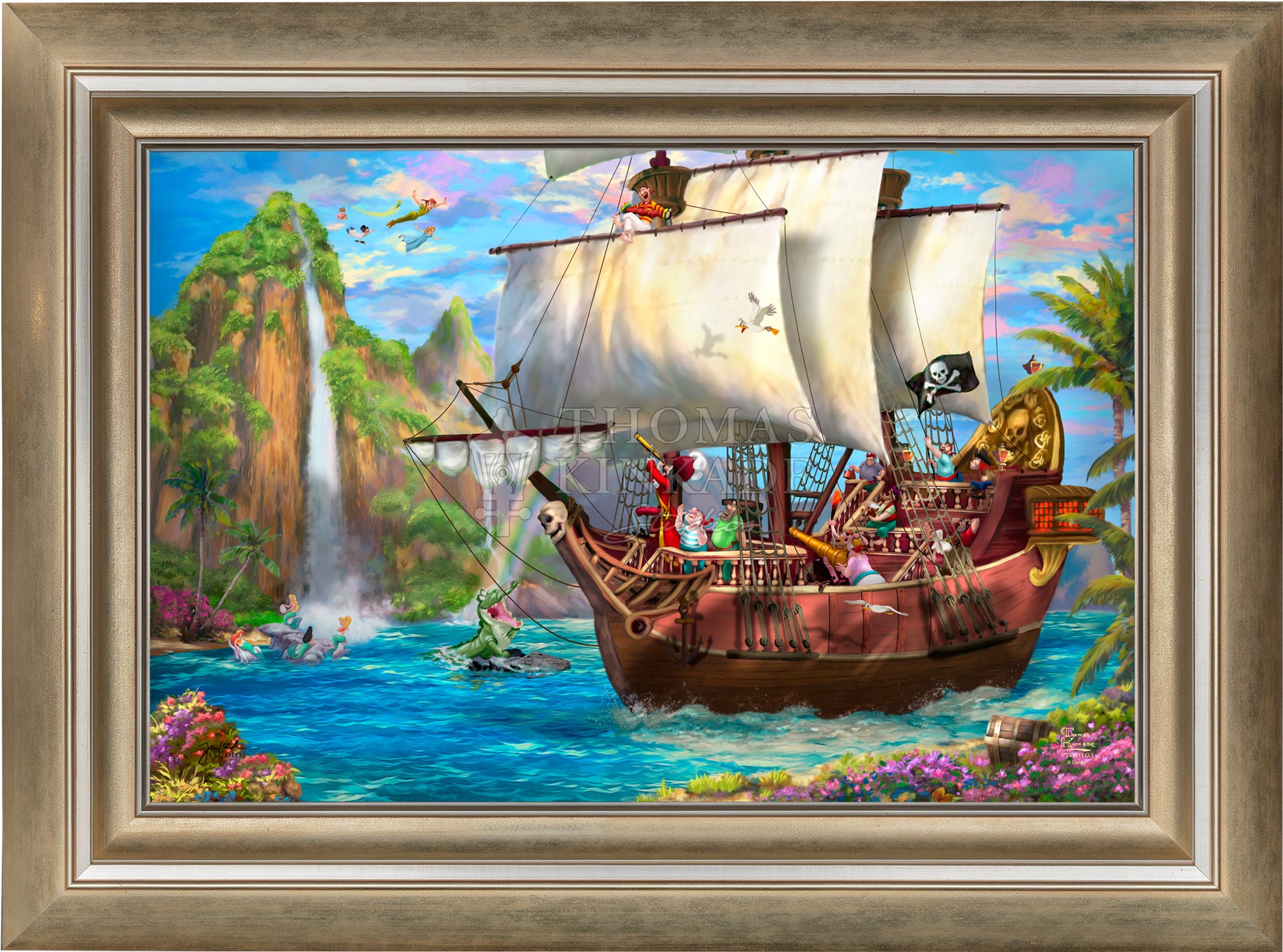 Disney - Captain Hook's Never Land Voyage by Thomas Kinkade