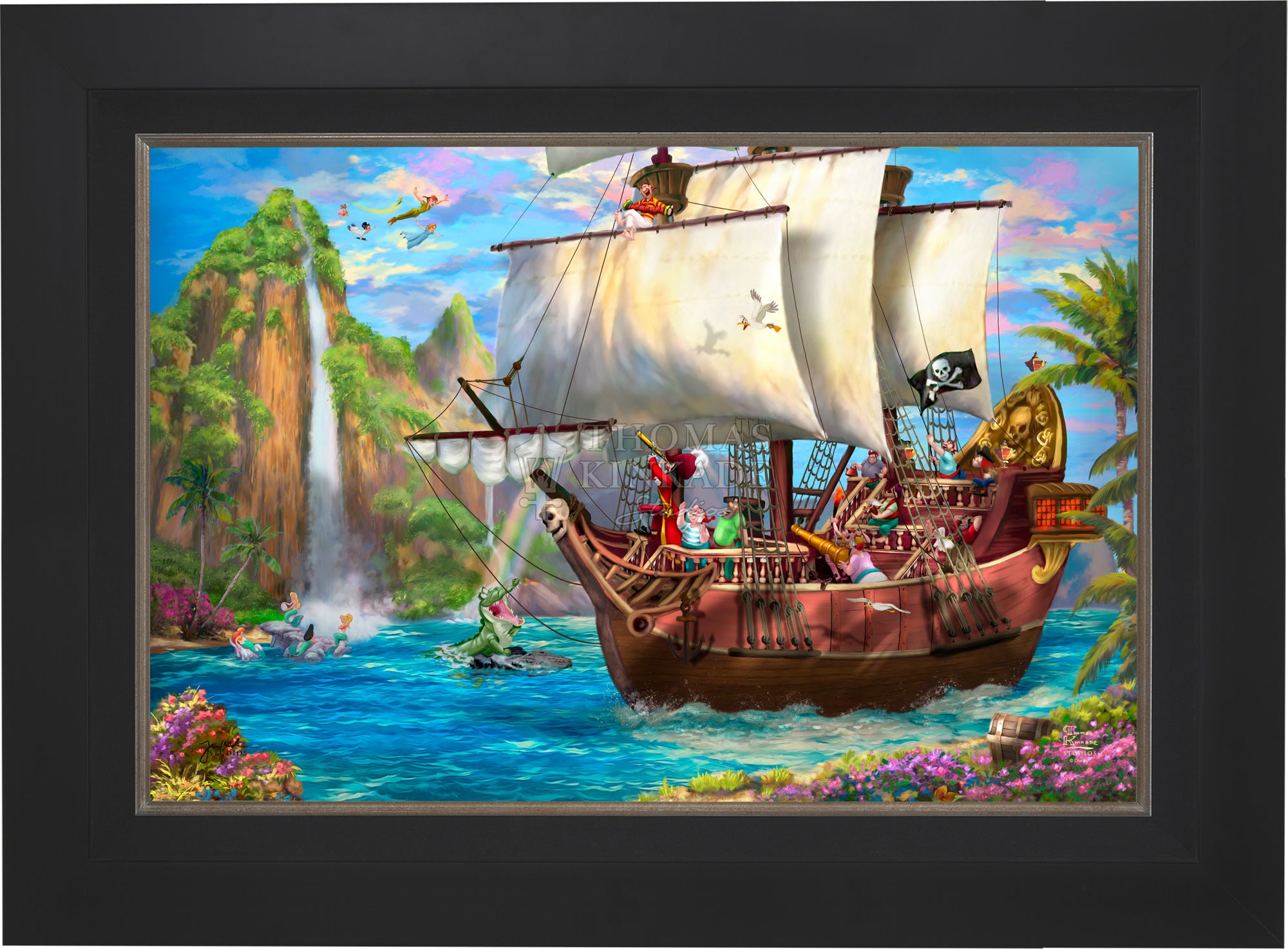 Disney - Captain Hook's Never Land Voyage by Thomas Kinkade