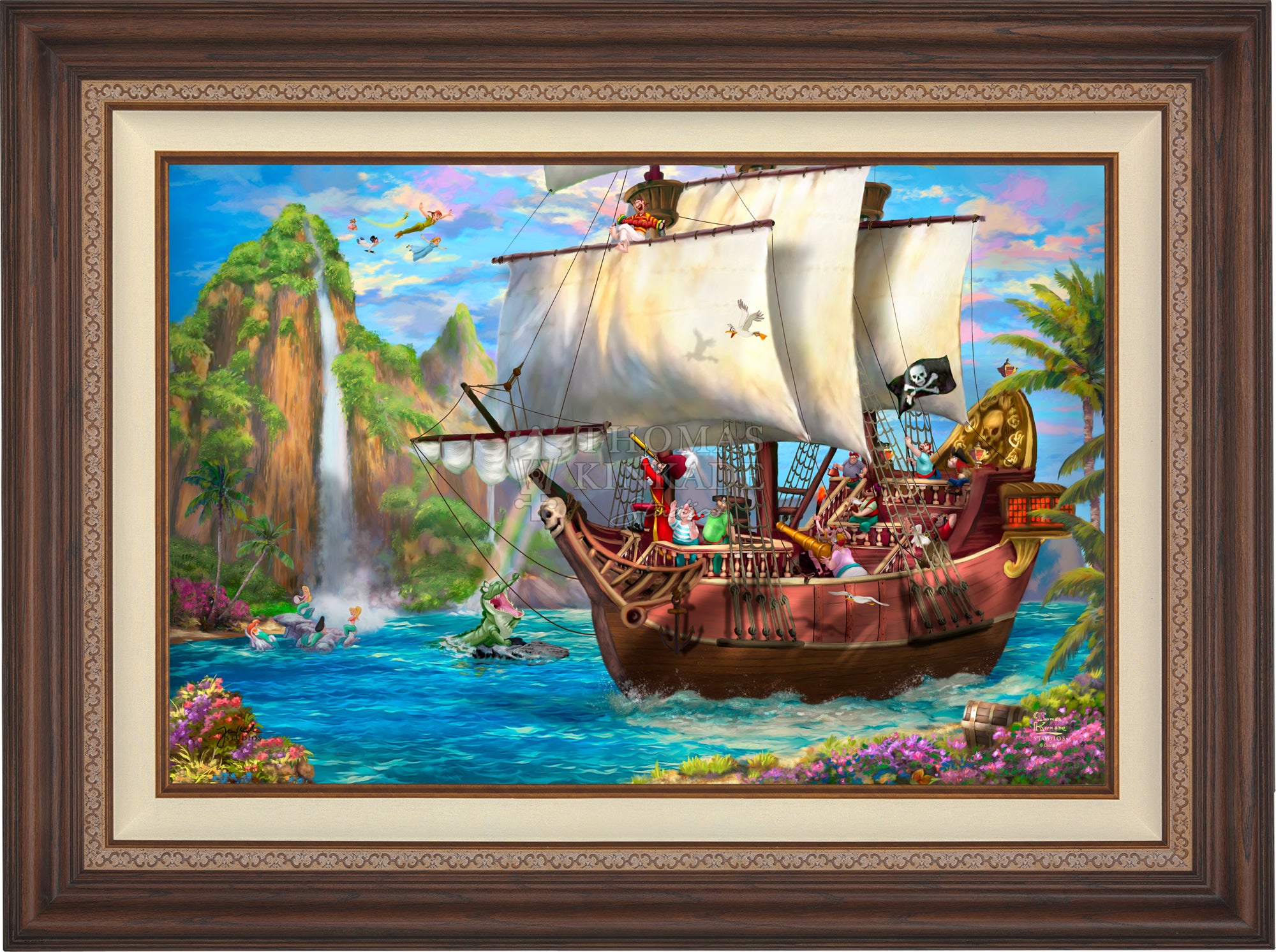 Disney - Captain Hook's Never Land Voyage by Thomas Kinkade