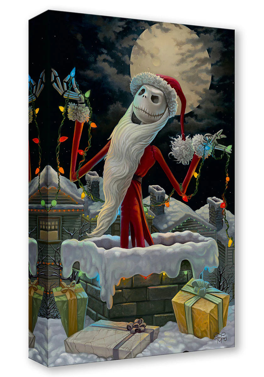 Jack Skellington - Santa Gallery Wrapped Canvas