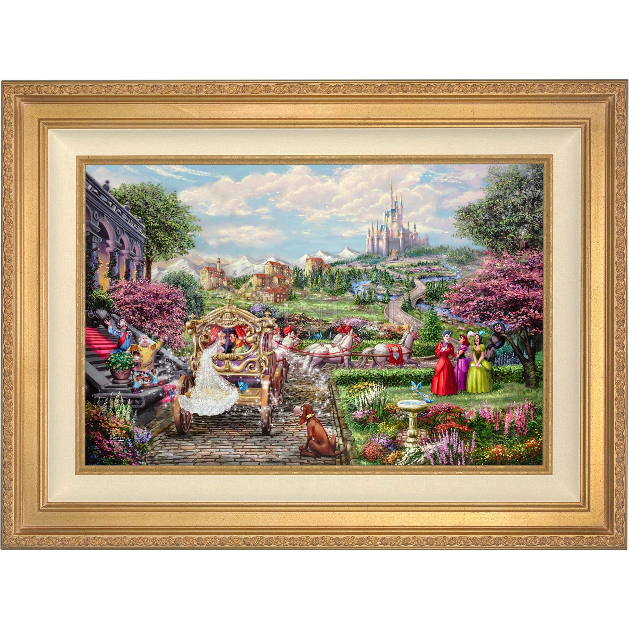 Disney Cinderella Happily Ever After - Thomas Kinkade Studios Jewel ...
