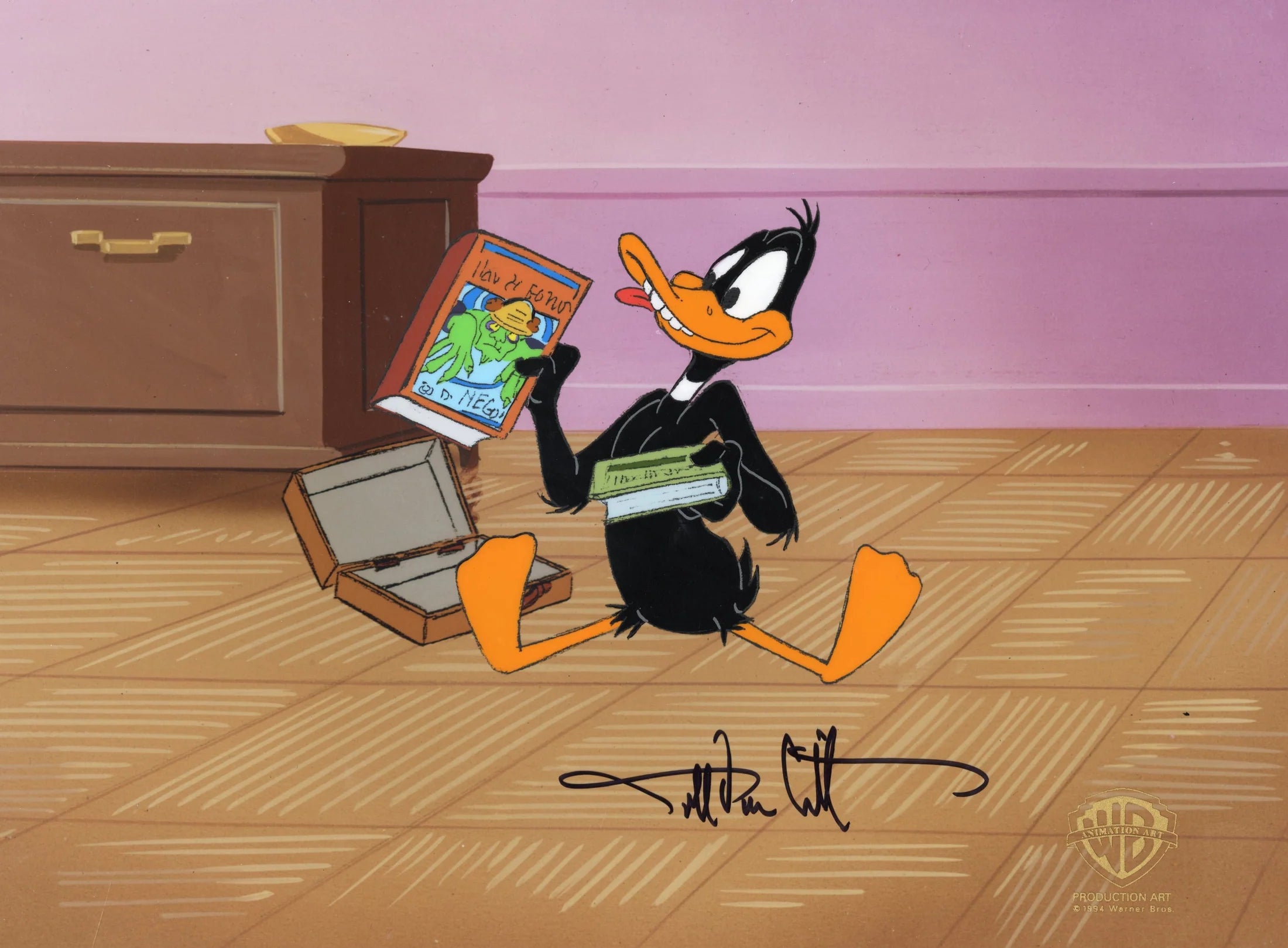 Daffy Duck Original Production Cel IFA8087 – Disney Art On Main Street