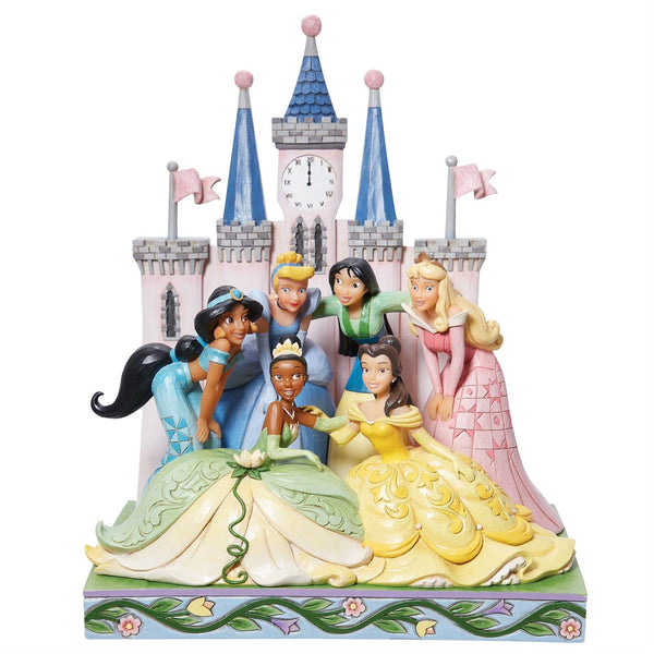 Princesses in Front of Castle - Disney Collectible By Jim Shore – Disney  Art On Main Street