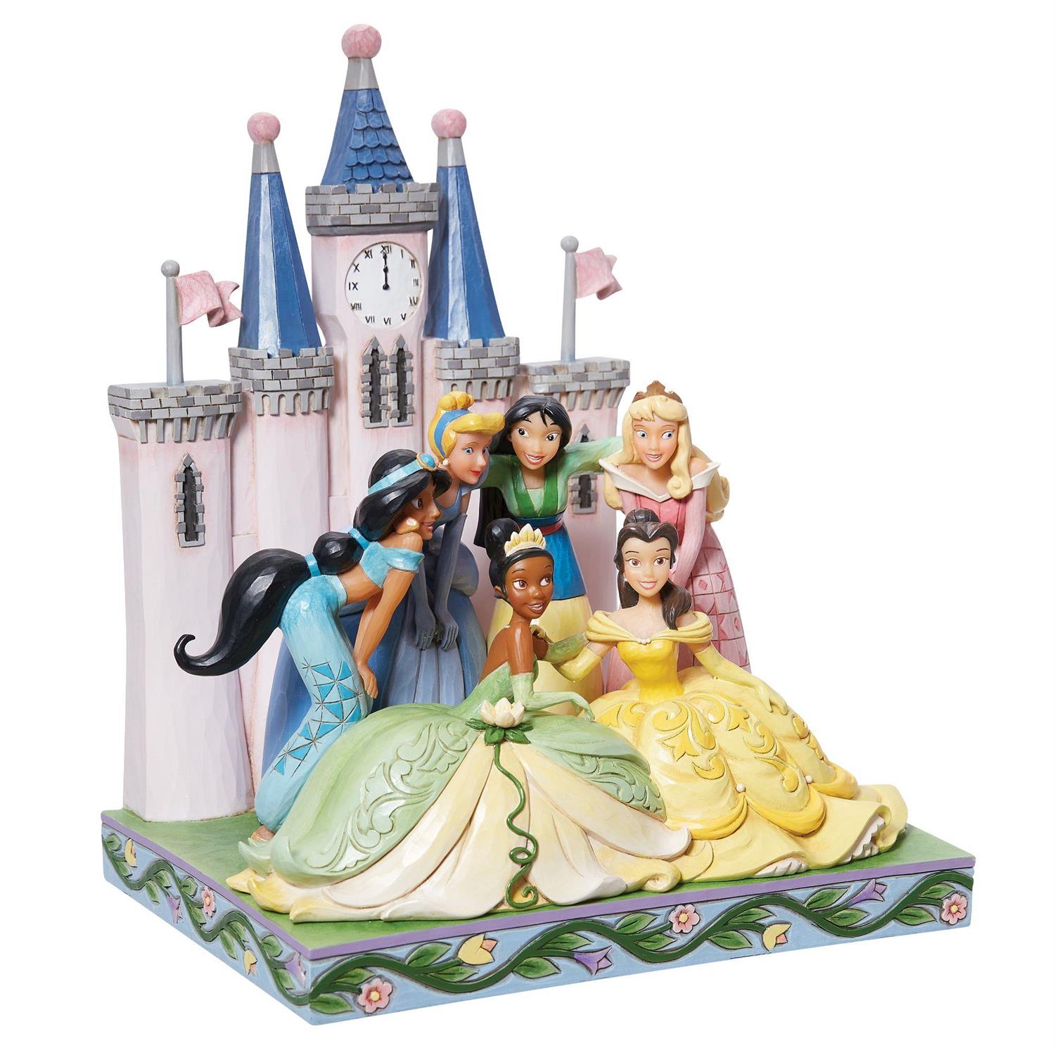 Princesses in Front of Castle - Disney Collectible By Jim Shore – Disney  Art On Main Street