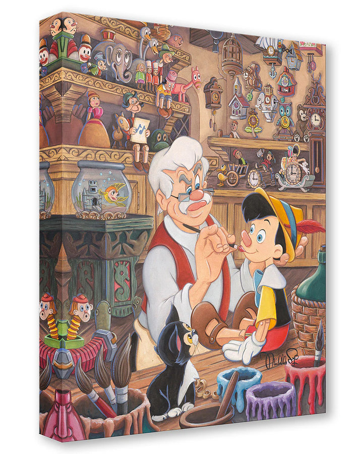Geppetto's Workshop - Premiere Treasure on Canvas