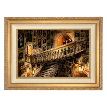 Harry Potter - Grand Staircase - Antique Gold Frame