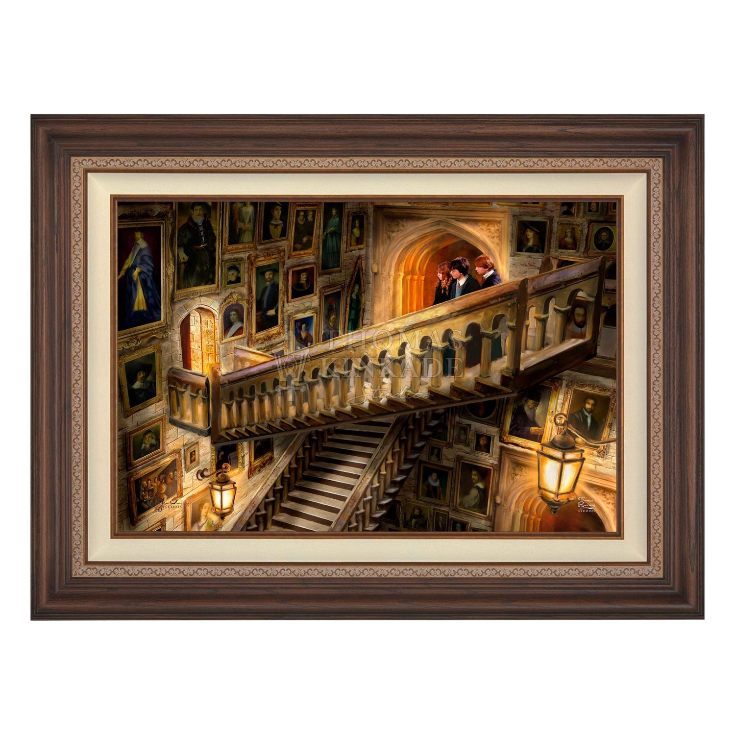 Harry Potter - Grand Staircase - Walnut Frame