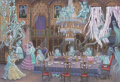 Haunted Ballroom - Disney Treasures on Canvas