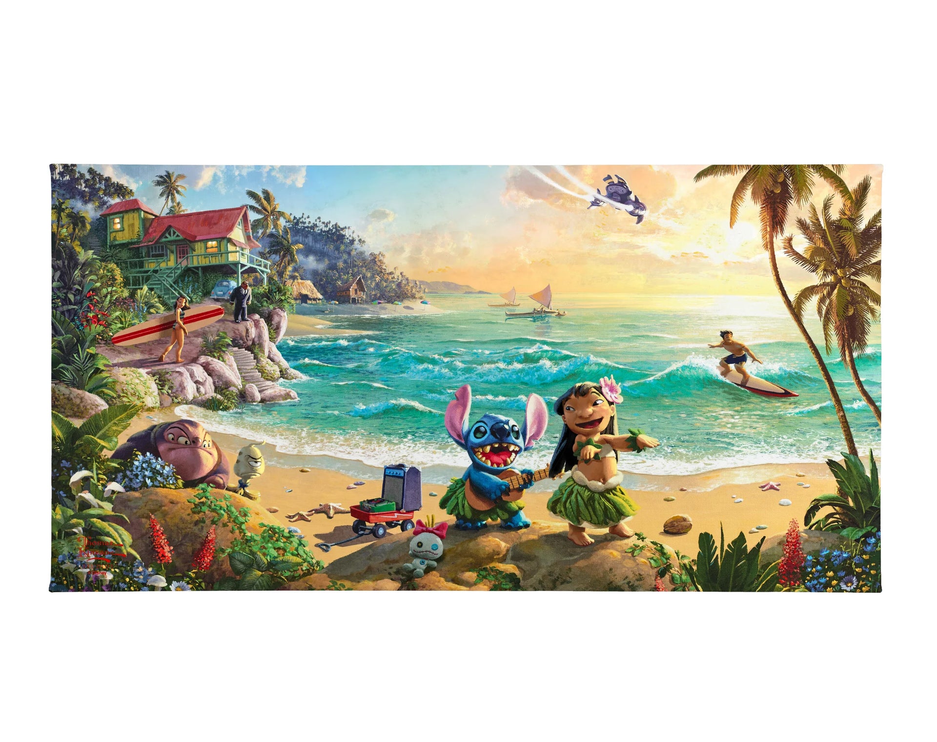 Disney - Lilo and Stitch By Thomas Kinkade Studios - Gallery