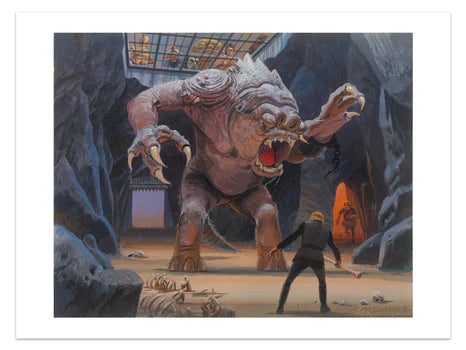Luke Against the Rancor by Ralph McQuarrie | Star Wars Art – Disney Art ...