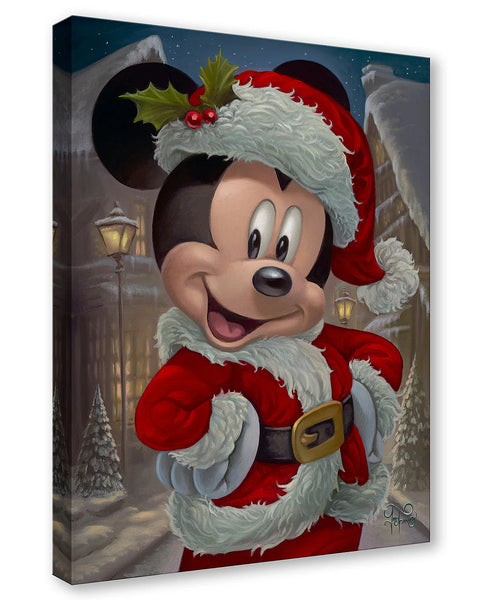 Merry Mickey by Jared Franco - Limited Edition Canvas – Disney Art