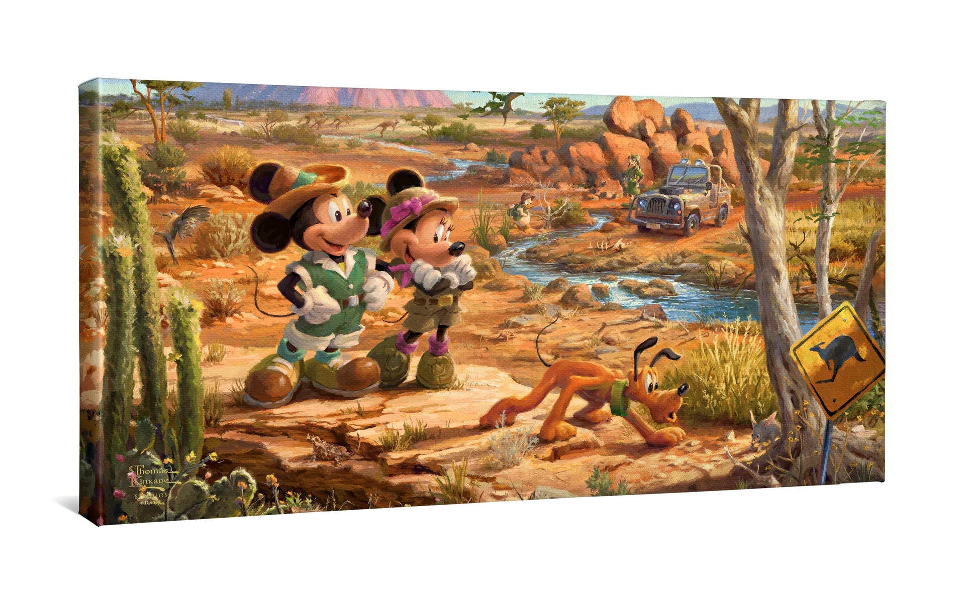 Mickey and Minnie in the Outback - Disney Gallery Wraps By Thomas