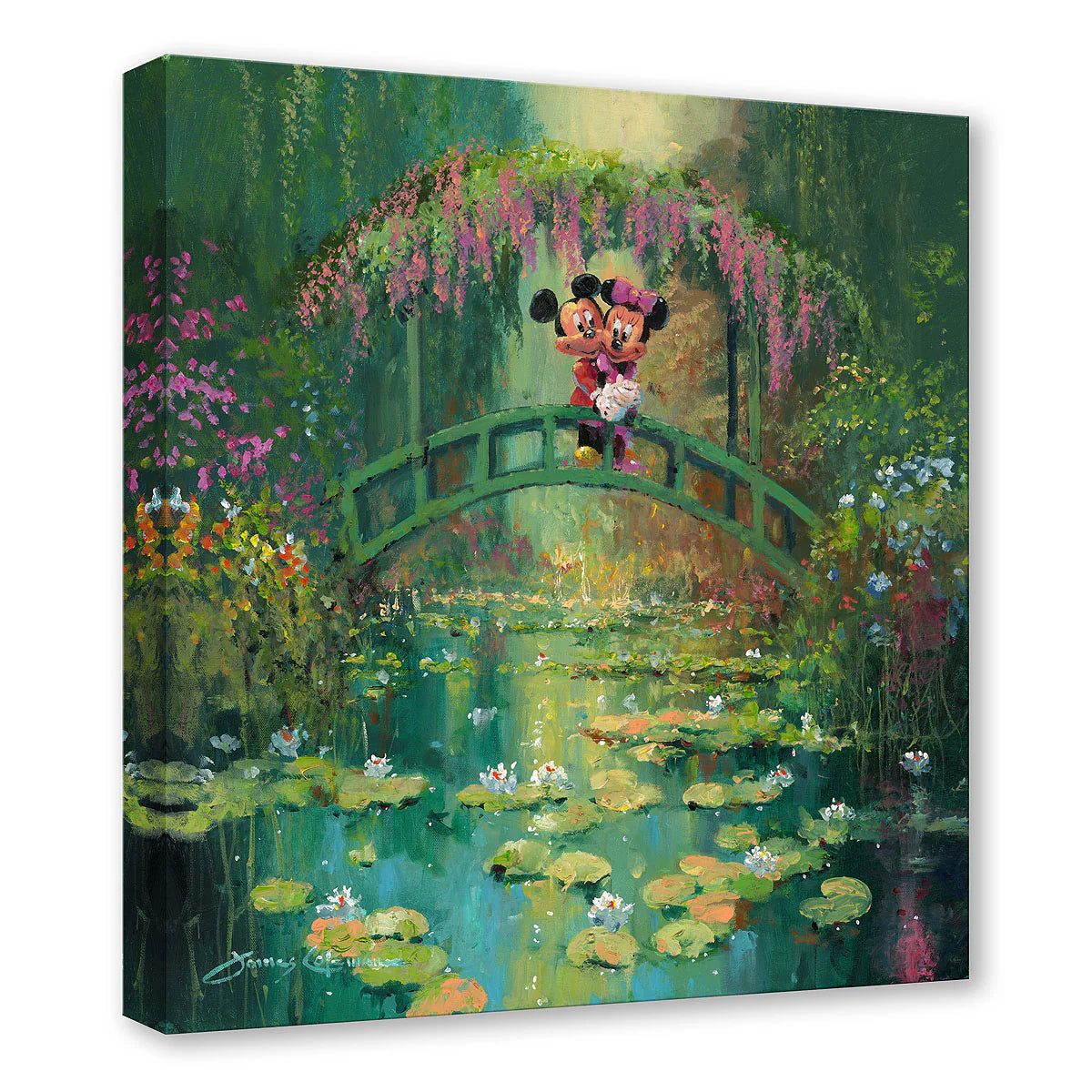 Mickey and Minnie at Giverny - Disney Limited Edition By James