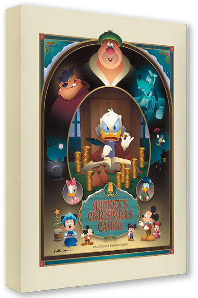 Artwork inspired by Walt Disney Studios 1983 animated film - Mickey's Christmas Carol.&nbsp;