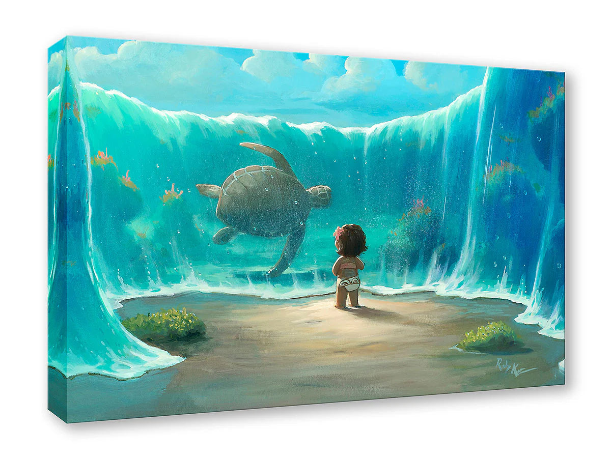 Moana's New Friend - Premiere Treasure on Canvas