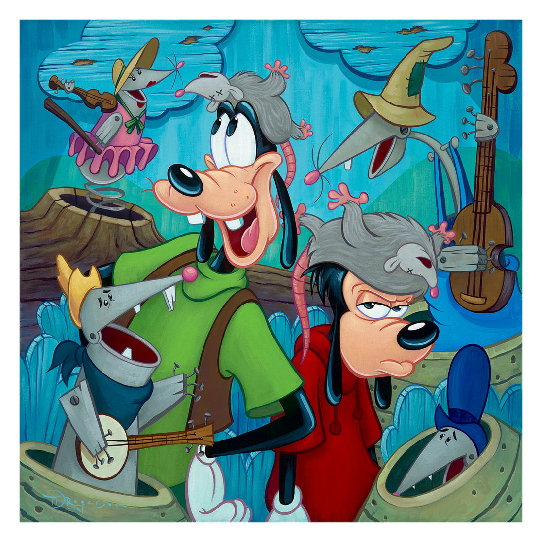 Goofy and his son, Max.