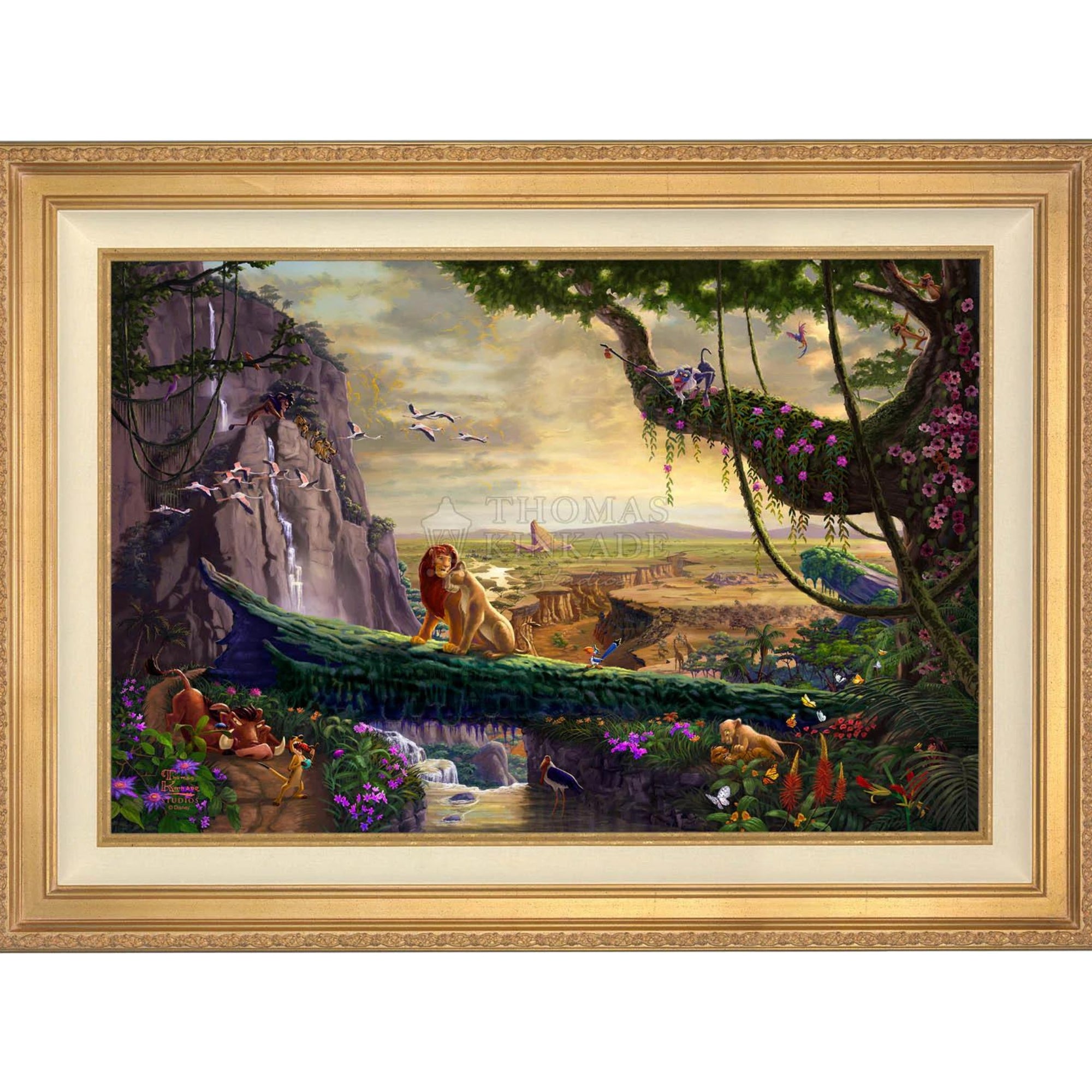 Disney The Lion King - Return to Pride Rock - Thomas Kinkade Studios ...