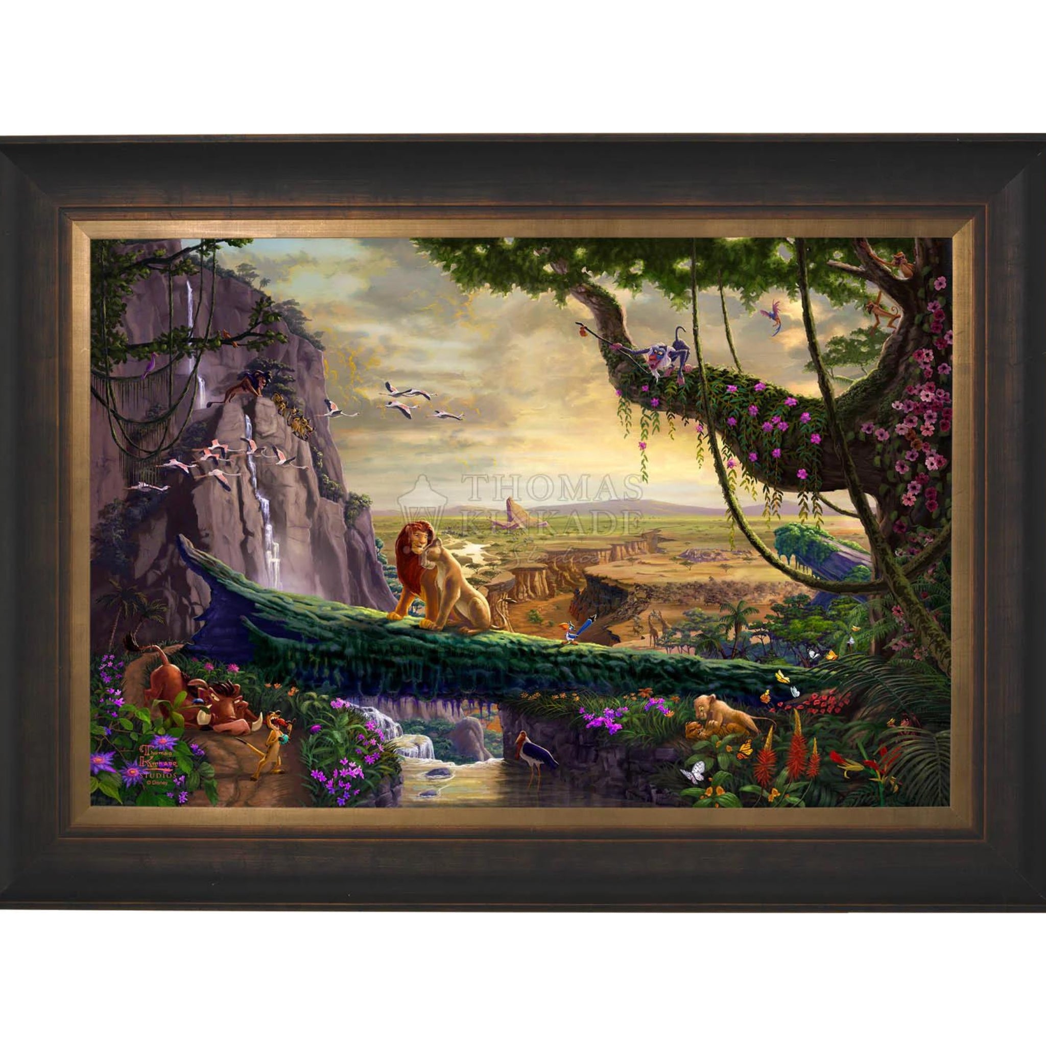 Disney The Lion King - Return to Pride Rock - Thomas Kinkade Studios ...