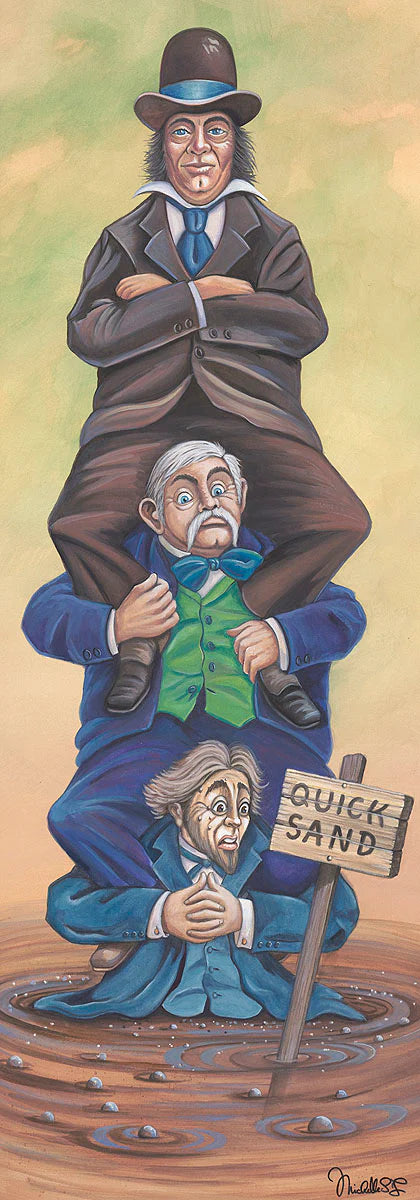 Stretching Portrait: The Quicksand Men