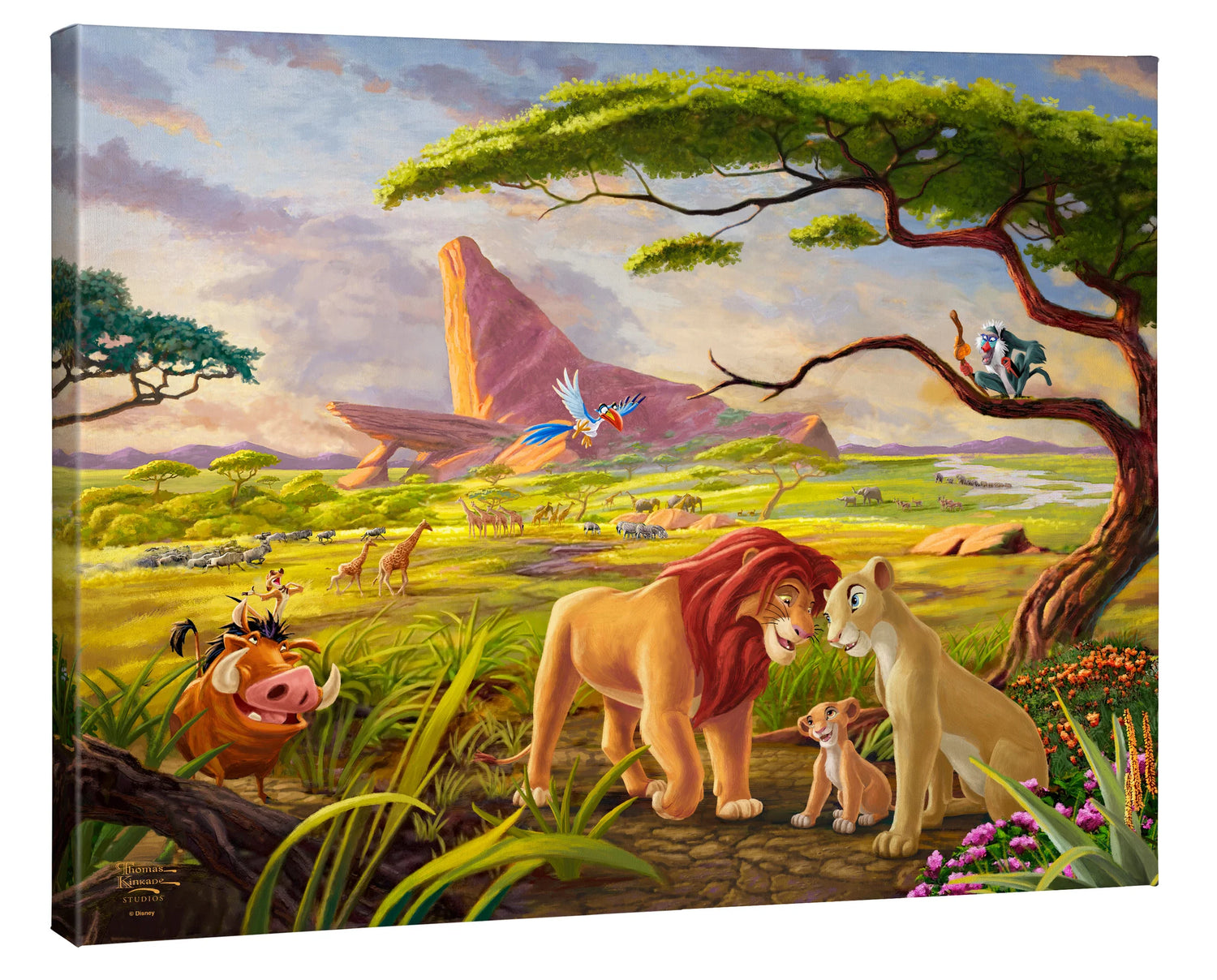 Disney - The Lion King Remember Who You Are By Thomas Kinkade Studios ...