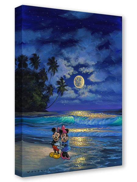 Disney ミッキー＆ミニー セル画 Spotlight on Romance Romance Under the Moonlight - Disney Limited Edition By Walfrido