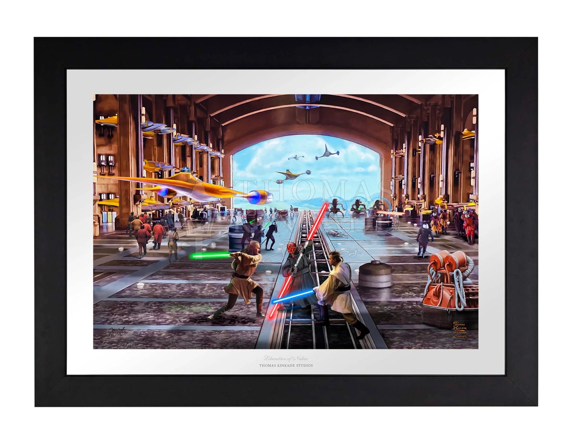 Liberation of Naboo by Thomas Kinkade Studios Star Wars Art